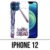 Coque iPhone 12 - Suicide Squad Jambe Harley Quinn