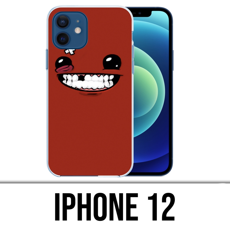 Coque iPhone 12 - Super Meat Boy
