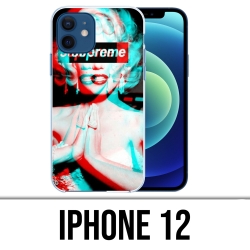 Coque iPhone 12 - Supreme Marylin Monroe