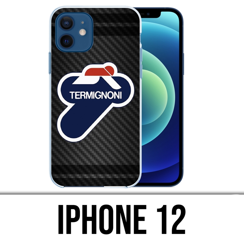 Custodia per iPhone 12 - Termignoni Carbon