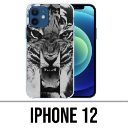 Coque iPhone 12 - Tigre Swag