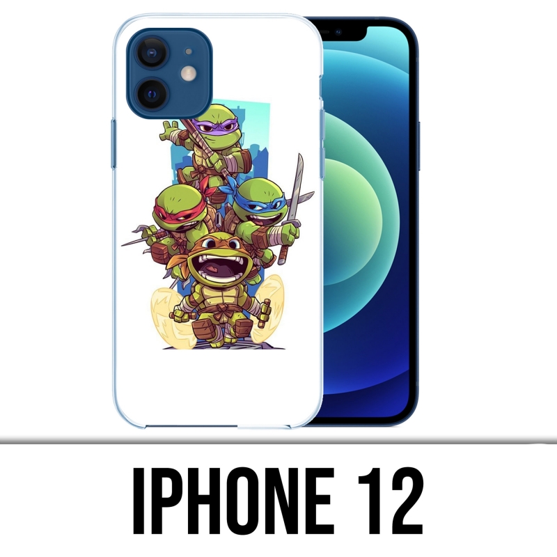 Custodia per iPhone 12 - Cartoon Ninja Turtles