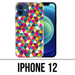IPhone 12 Case - Multicolor Triangle