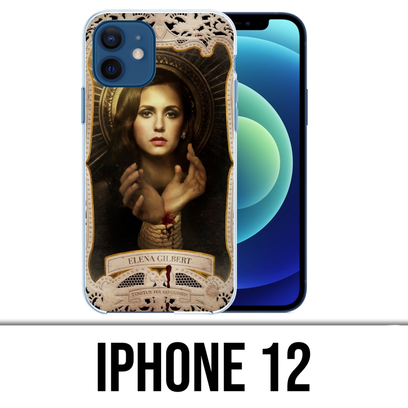 Custodia per iPhone 12 - Vampire Diaries Elena