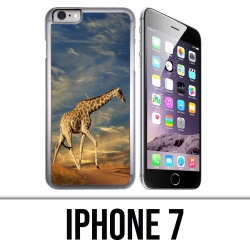 Coque iPhone 7 - Girafe Fourrure