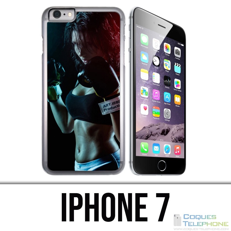 Custodia per iPhone 7 - Girl Boxing