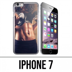 Coque iPhone 7 - Girl Musculation