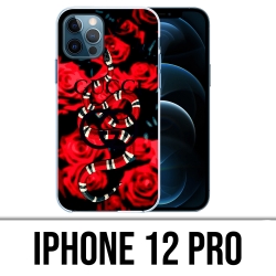 IPhone 12 Pro Case - Gucci Snake Roses