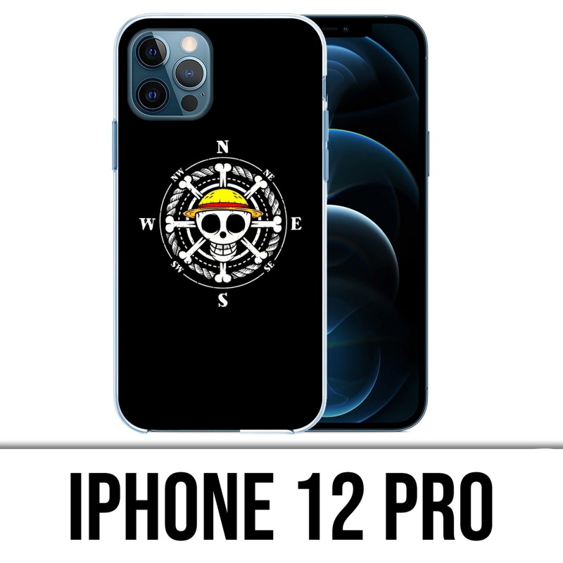 Custodia per iPhone 12 Pro - Bussola con logo di un pezzo