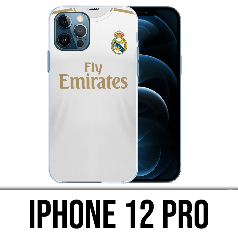 Custodia per iPhone 12 Pro - Maglia Real Madrid 2020