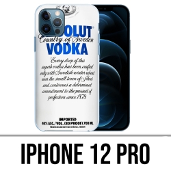 Coque iPhone 12 Pro - Absolut Vodka