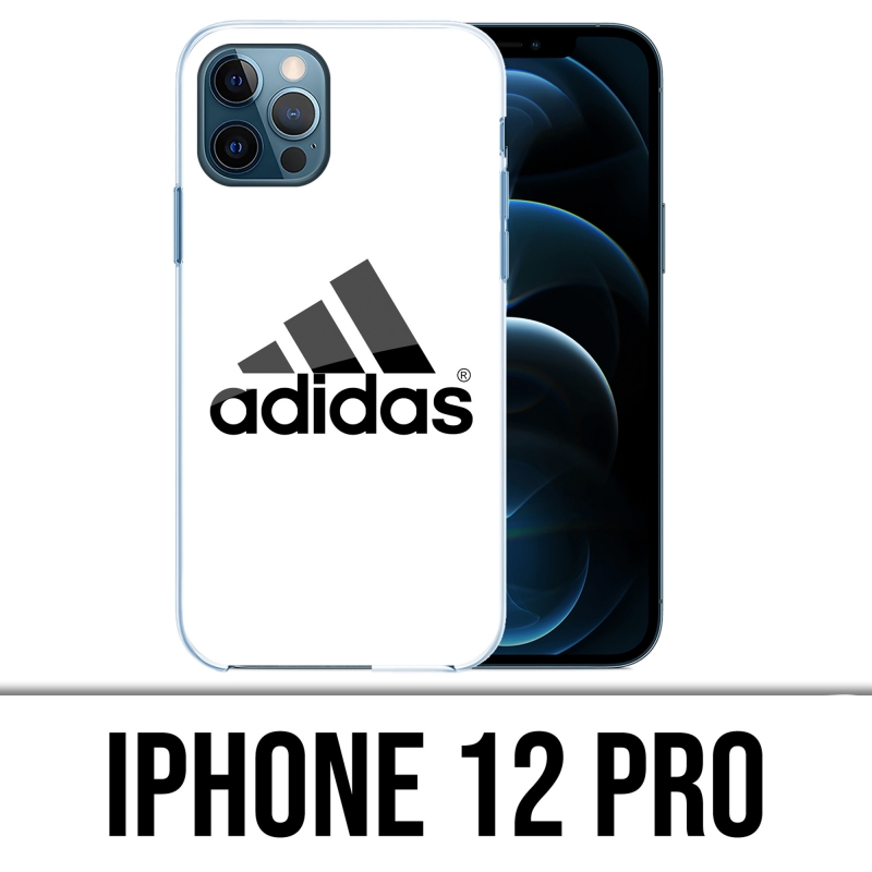 Más bien Especificidad Arrastrarse Funda Para iPhone 12 Pro - Adidas Logo Blanc