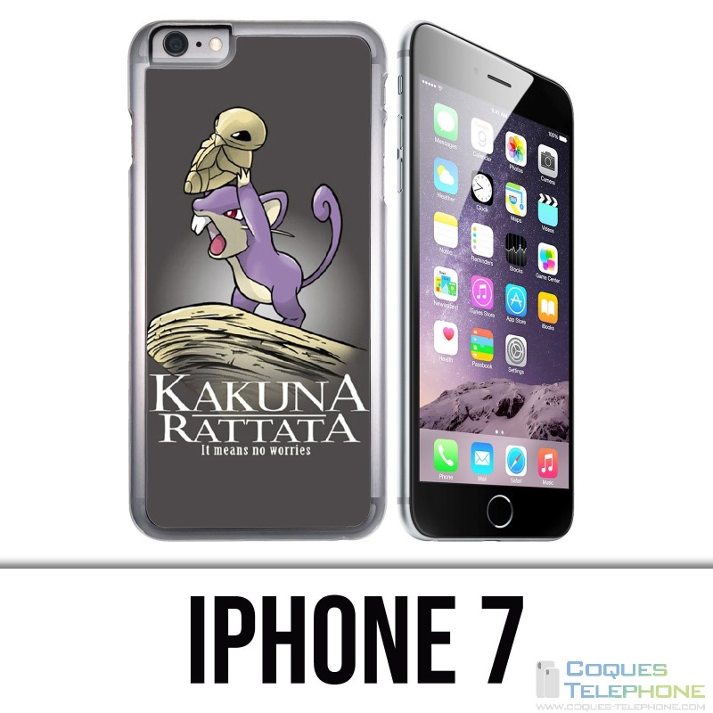 Custodia per iPhone 7 - Pokémon Re Hakuna Rattata