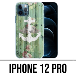 IPhone 12 Pro Case - Anchor Marine Wood