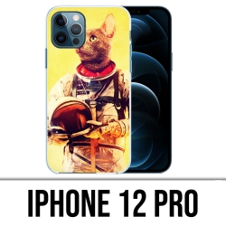Custodia per iPhone 12 Pro - Animal Astronaut Cat
