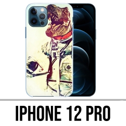 Coque iPhone 12 Pro - Animal Astronaute Dinosaure