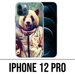Funda para iPhone 12 Pro - Panda Astronaut Animal