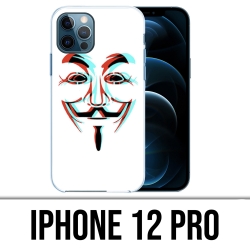Coque iPhone 12 Pro - Anonymous 3D