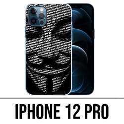 Coque iPhone 12 Pro - Anonymous