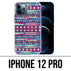 IPhone 12 Pro Case - Pink Aztec