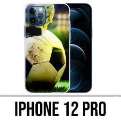 Coque iPhone 12 Pro - Ballon Football Pied