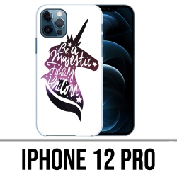 Coque iPhone 12 Pro - Be A Majestic Unicorn