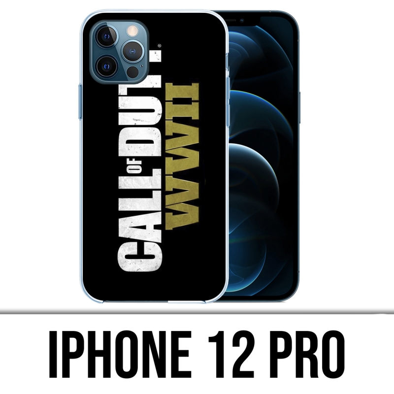Custodia per iPhone 12 Pro - Logo Call Of Duty Ww2