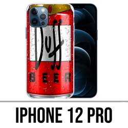 Coque iPhone 12 Pro - Canette-Duff-Beer