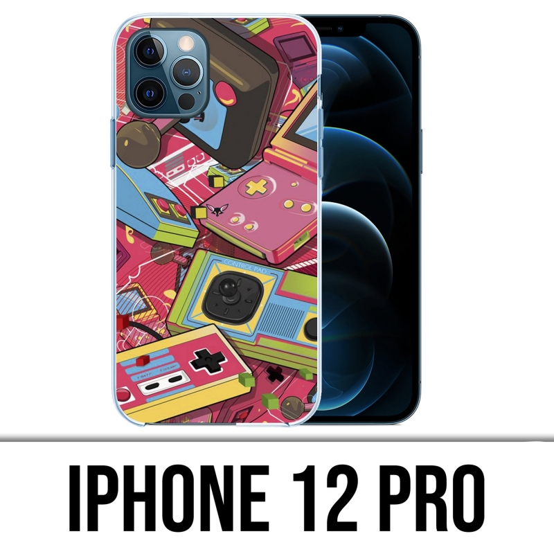 IPhone 12 Pro Case - Retro Vintage Konsolen