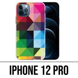 Coque iPhone 12 Pro - Cubes-Multicolores