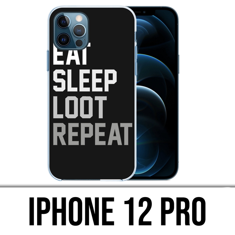 Funda para iPhone 12 Pro - Eat Sleep Loot Repeat