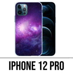 Coque iPhone 12 Pro - Galaxie Violet