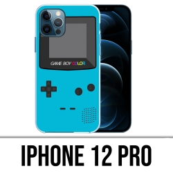 Coque iPhone 12 Pro - Game Boy Color Turquoise