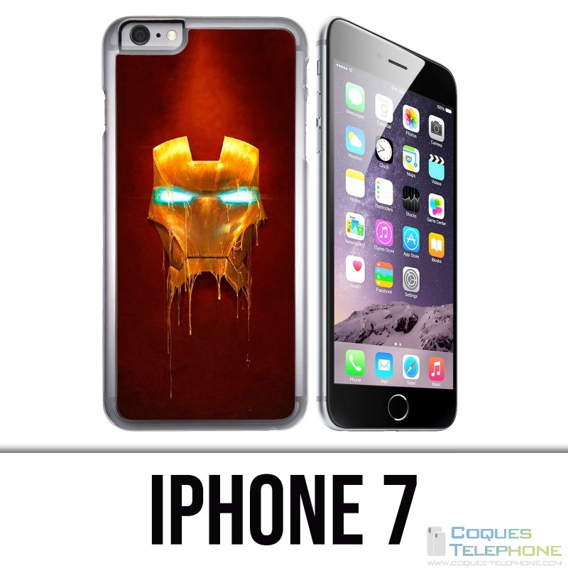 Custodia per iPhone 7 - Iron Man Gold