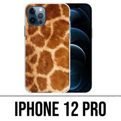 Coque iPhone 12 Pro - Girafe Fourrure