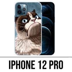 Coque iPhone 12 Pro - Grumpy Cat