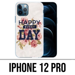 Coque iPhone 12 Pro - Happy...