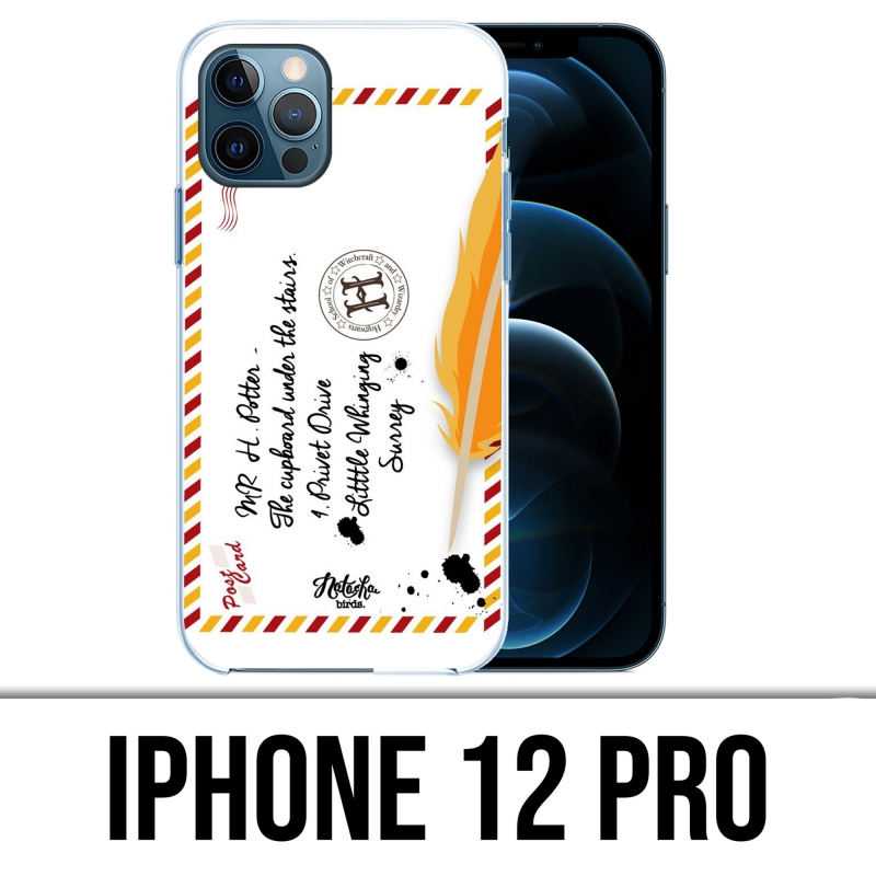 Coque iPhone 12 Pro - Harry Potter Lettre Poudlard