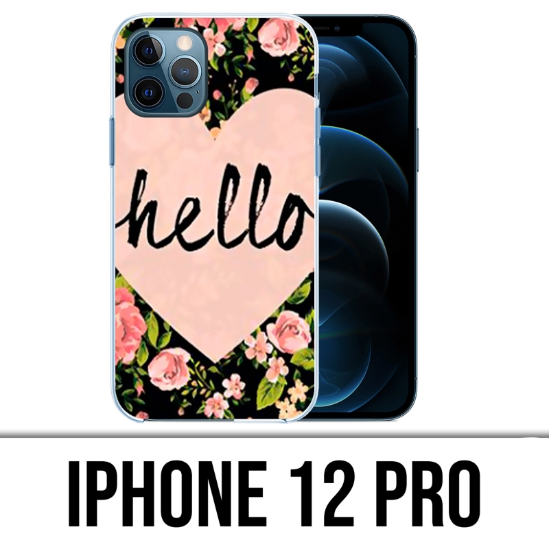 IPhone 12 Pro Case - Hello Pink Heart