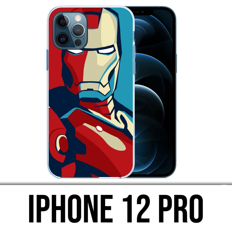 IPhone 12 Pro Case - Iron Man Design Poster