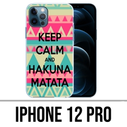 IPhone 12 Pro Case - Keep Calm Hakuna Mattata