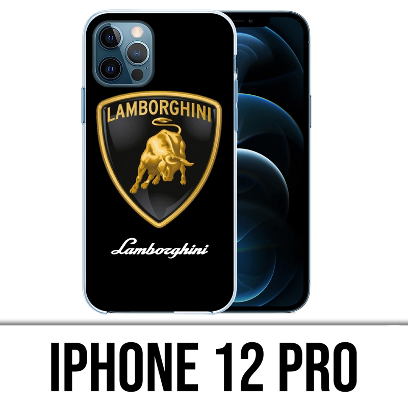 Coque iPhone 12 Pro - Lamborghini Logo