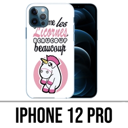 Coque iPhone 12 Pro - Licornes