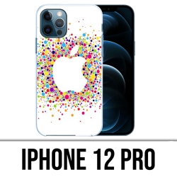 Funda para iPhone 12 Pro - Logotipo de Apple multicolor