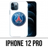 Coque iPhone 12 Pro - Logo Psg Fond Blanc
