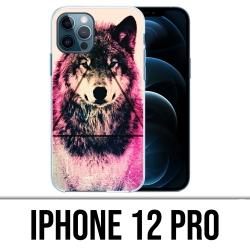 IPhone 12 Pro Case - Dreieck Wolf