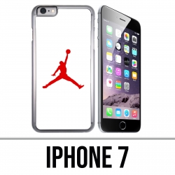 Coque iPhone 7 - Jordan Basketball Logo Blanc