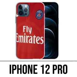 Coque iPhone 12 Pro - Maillot Rouge Psg