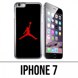 Custodia per iPhone 7 - Jordan Basketball Logo nera