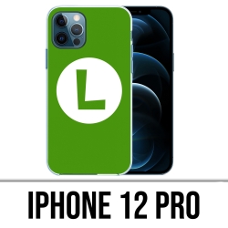 Coque iPhone 12 Pro - Mario Logo Luigi